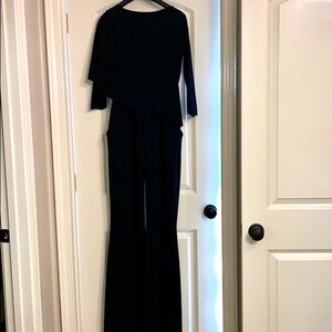 Chiara Boni Black One-Shoulder Jumpsuit